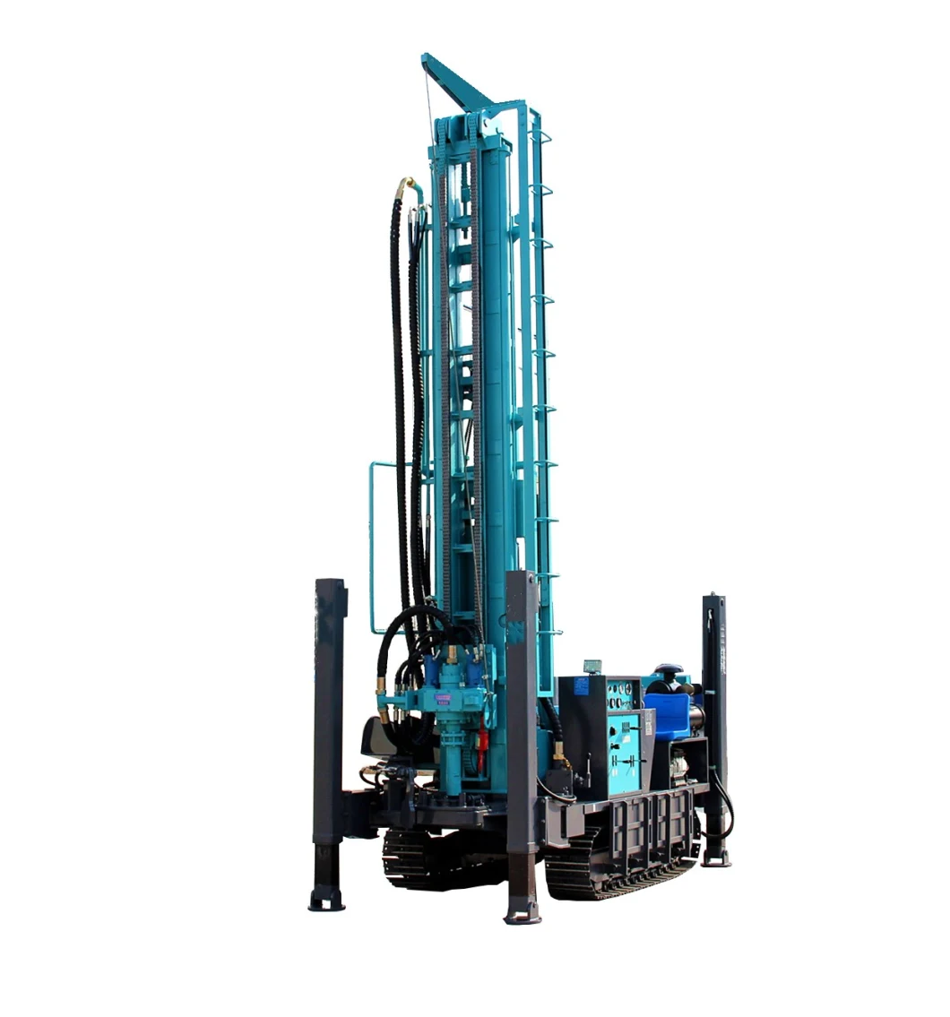 Water Well Drilling Rig Machine 200m 350m Hydraulic Mine Drilling Rigs Rotary Hole Borehole Drill Machines for Sale