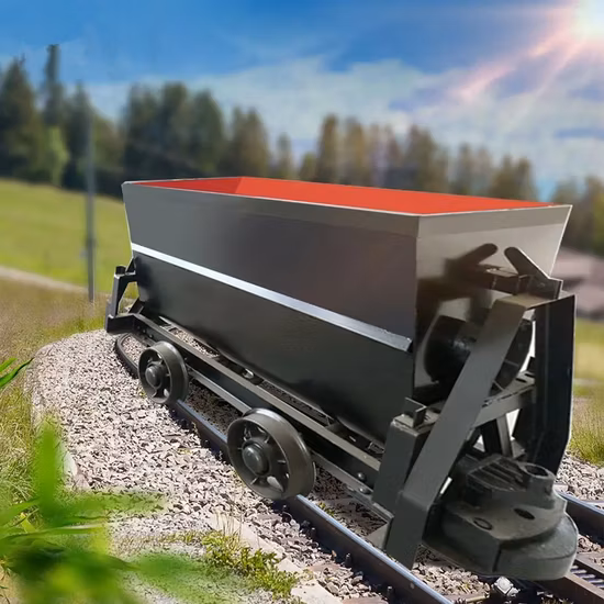 Side Dumping Mining Cart and Fixed Mine Wagon