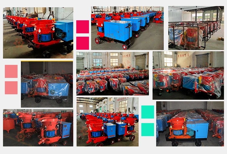 Hot Sale Low Price Wet and Dry Air Motor Shotcrete Machine for Mining Tunnel Railway Swimming Pool