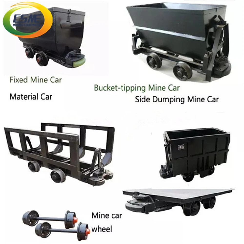 Side Dumping Mining Car Mining Cart Mine Wagon in Tunnel Ore Transport