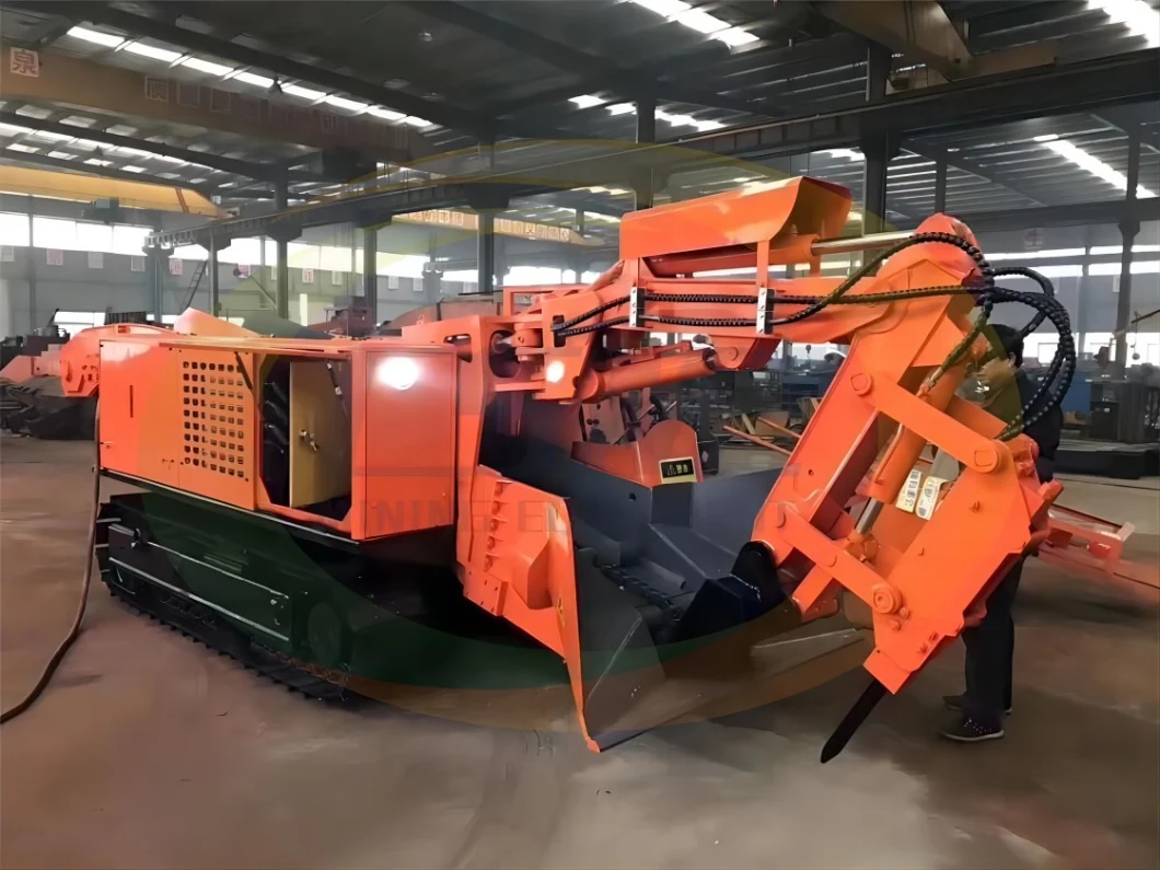 Crawler Mucking Machine for Tunnel with 120m3 Capacity