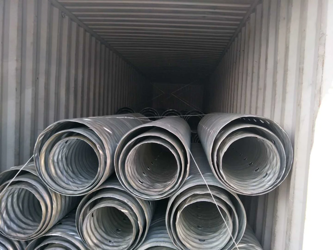 Cold Storage Galvanized spiral Steel Air Duct Pipe for Ventilation