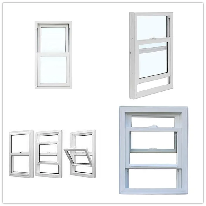 CE As2047 Standard Steel Glass Clad Wood Handle Lock Others Cheap Price Aluminum Alloy Frame Double Hung Windows for Sale