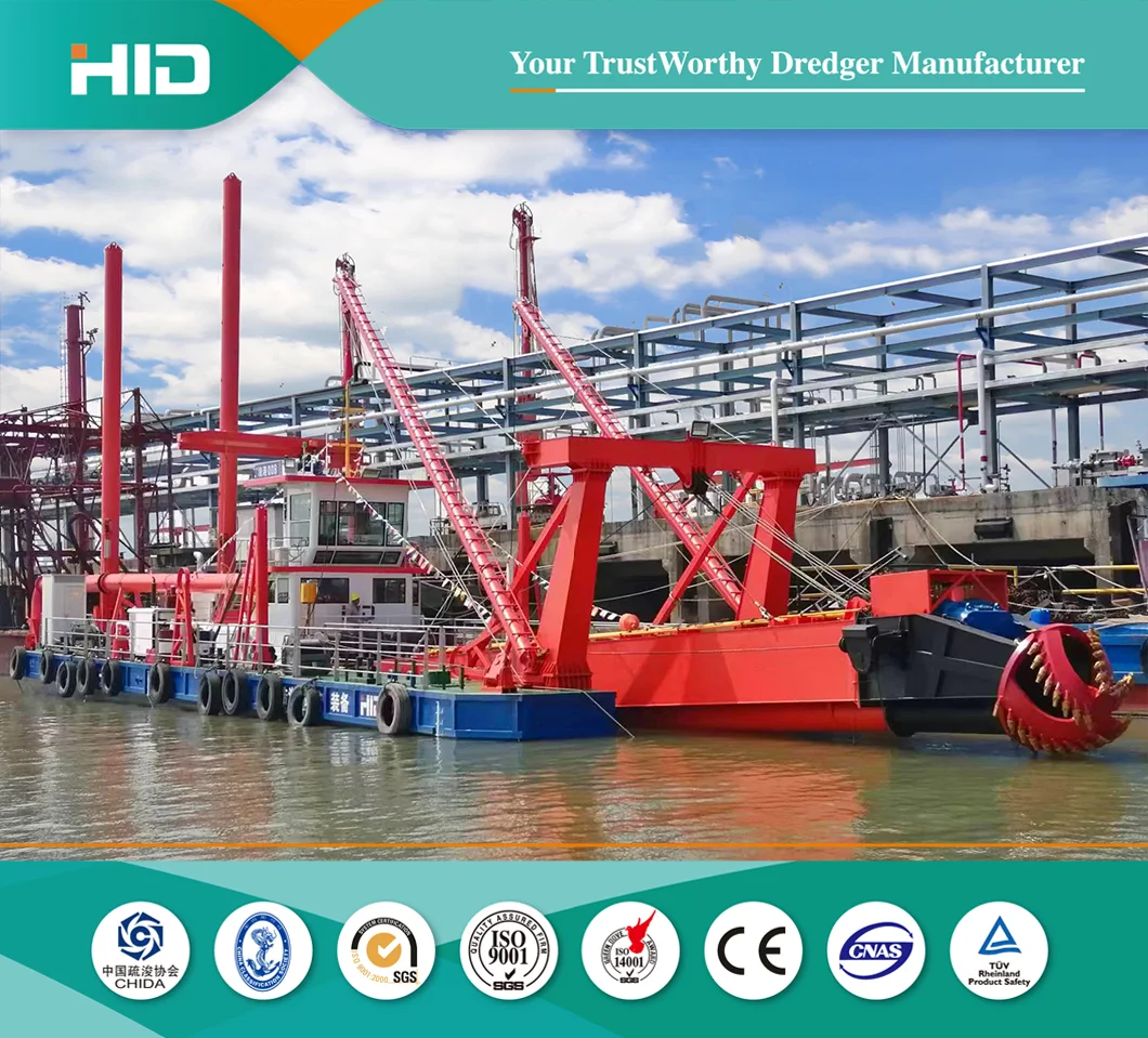 HID-CSD-5522zt 4500m3/H Heavy Duty Cutter Suction Dredger Machine Equipment for Port Sand Mining