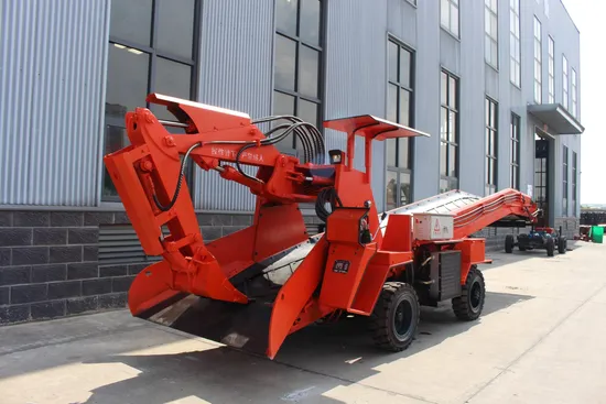 Small Tunnel Excavator Rock Loader Mining Underground Mucking Machine