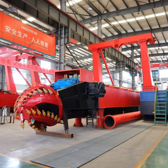 HID-CSD-5522zt 4500m3/H Heavy Duty Cutter Suction Dredger Machine Equipment for Port Sand Mining